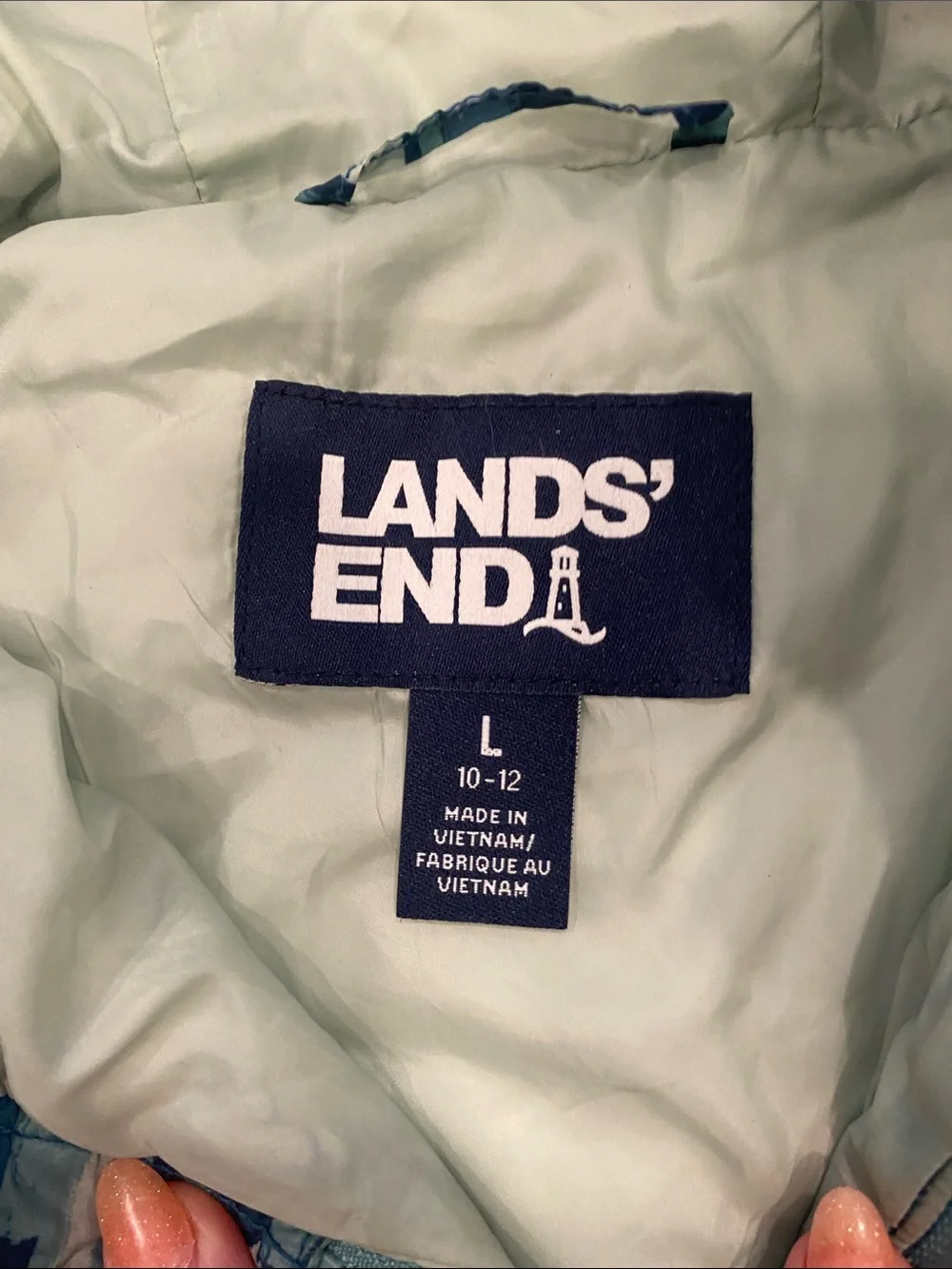 Lands' End girls puffer Jacket